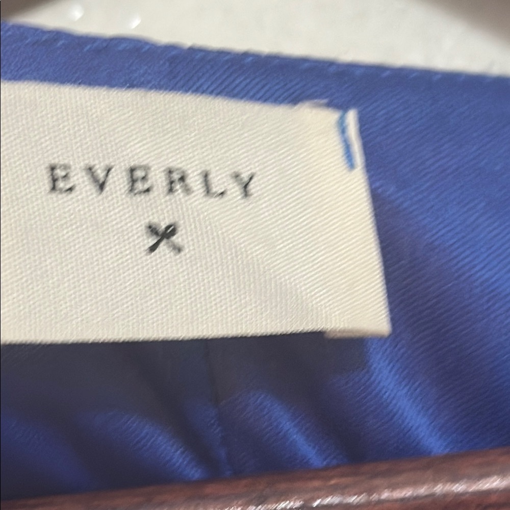 Blue, Pink, and Yellow Everly dress. Size large - Picture 3 of 6